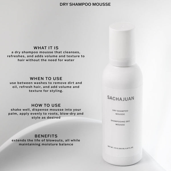 SachaJuan Dry Shampoo Mousse 200ml