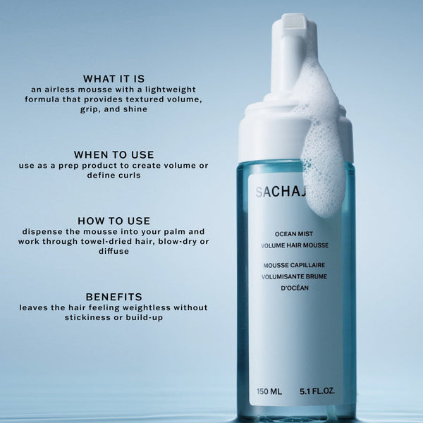 SachaJuan Ocean Mist Volume Hair Mousse 150ml