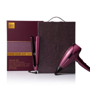 ghd Deluxe Helios Hair Dryer And Chronos Straightener Gift Set In Cherry Chic