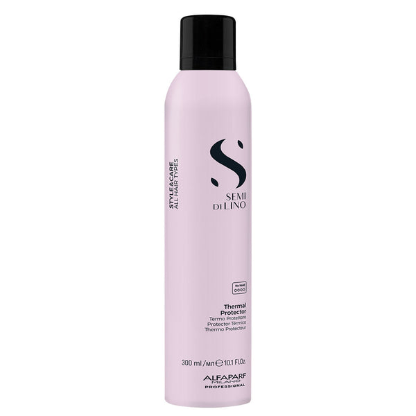 Semi Di Lino hair product bottle on a white background