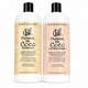 Two bottles of Bumble and bumble Creme de Coco shampoo and conditioner on a white background