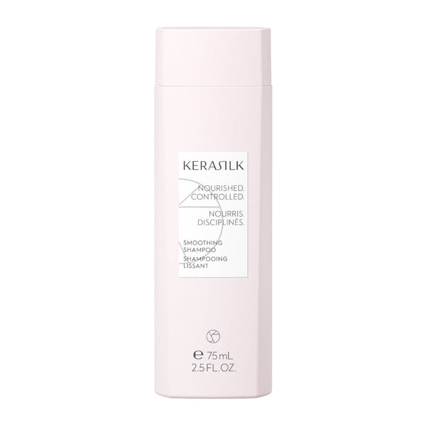 Kerasilk shampoo bottle on a white background