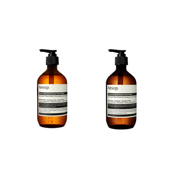Aesop Reverence & Resurrection Aromatique Hand Wash Duo 500ml