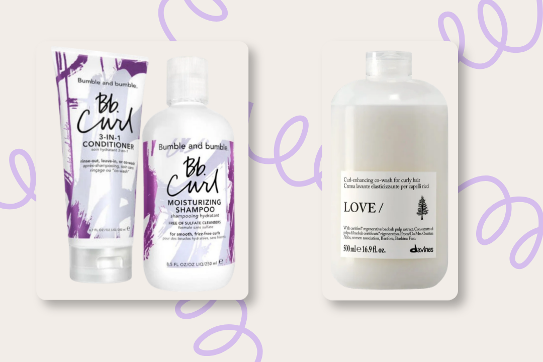 curly shampoo and conditioner face the future