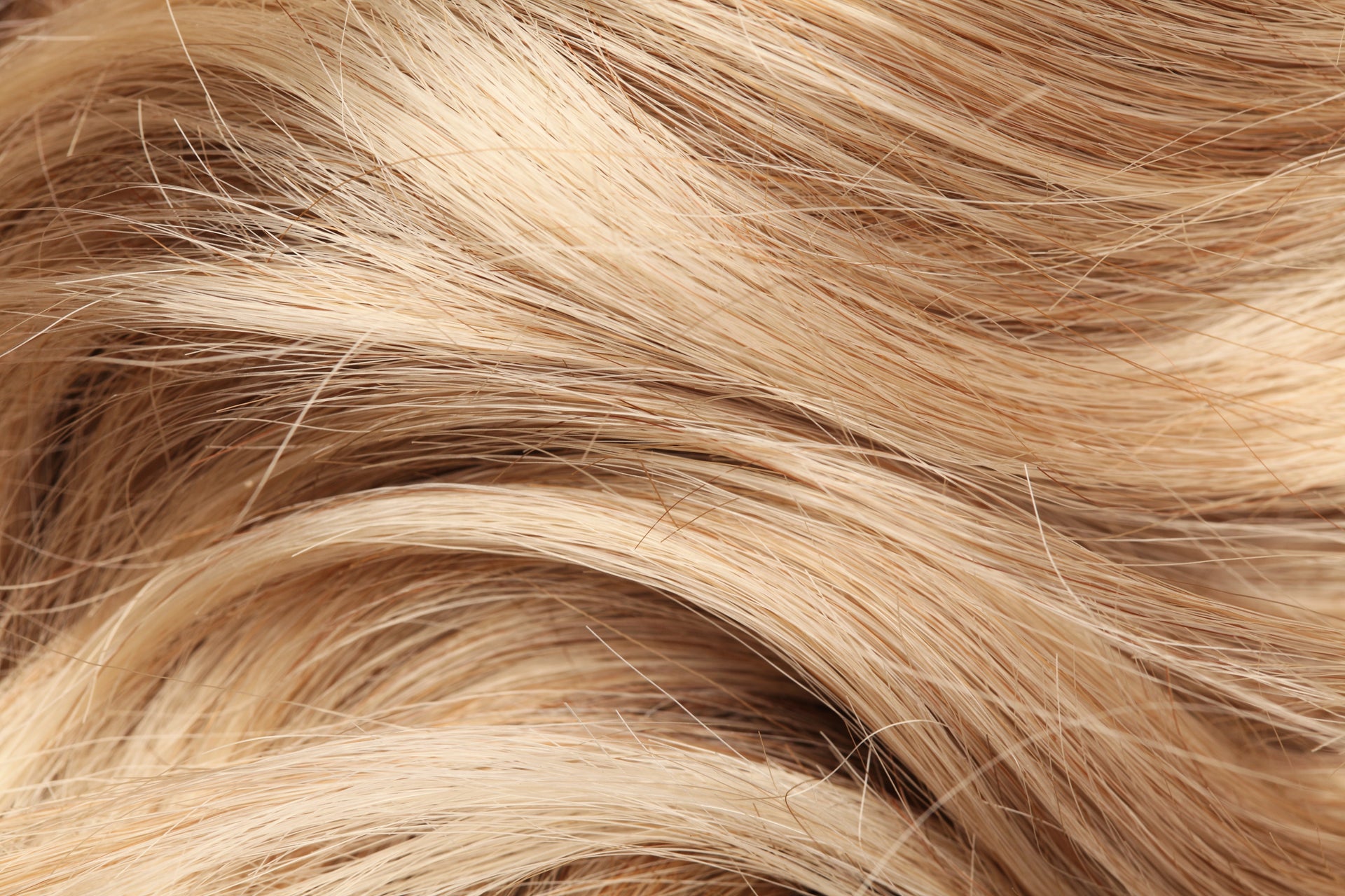 bleached hair in the sun