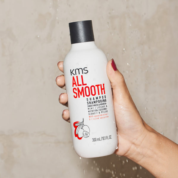 KMS salon-quality haircare collection supporting hydration shine texture and frizz control