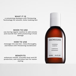 SachaJuan Thickening Shampoo 250ml