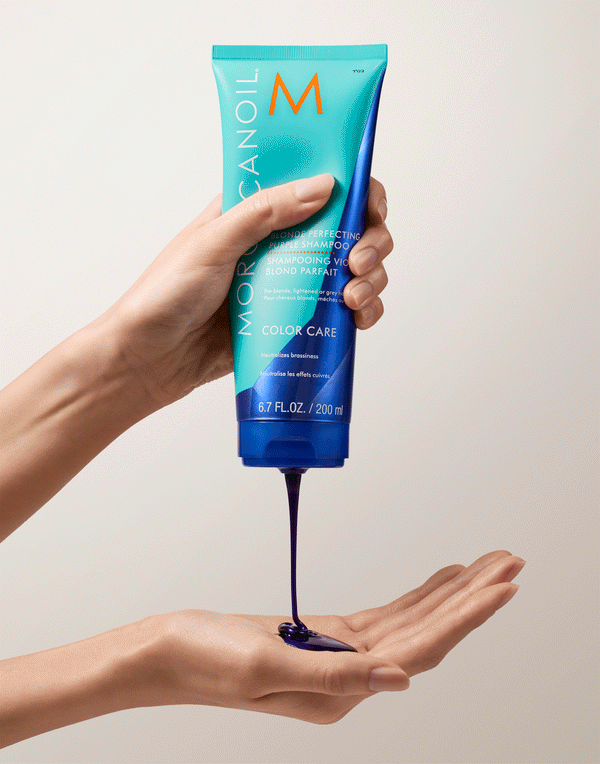 Moroccanoil Blonde Perfecting Purple Shampoo