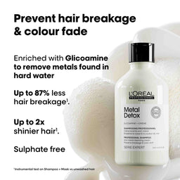L'Oreal Professionnel Metal Detox Anti-Metal Cleansing Cream Shampoo 1500ml