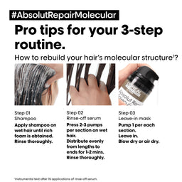 L'Oreal Professionnel Absolut Repair Molecular Shampoo 300ml