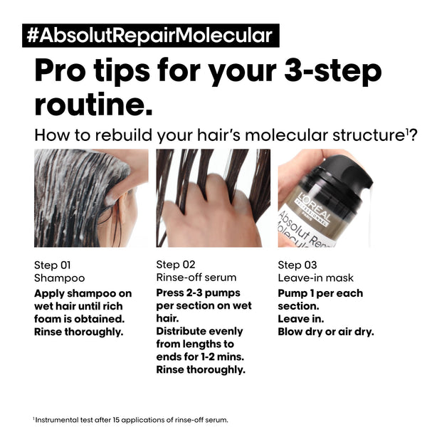 L'Oreal Professionnel Absolut Repair Molecular Shampoo 300ml
