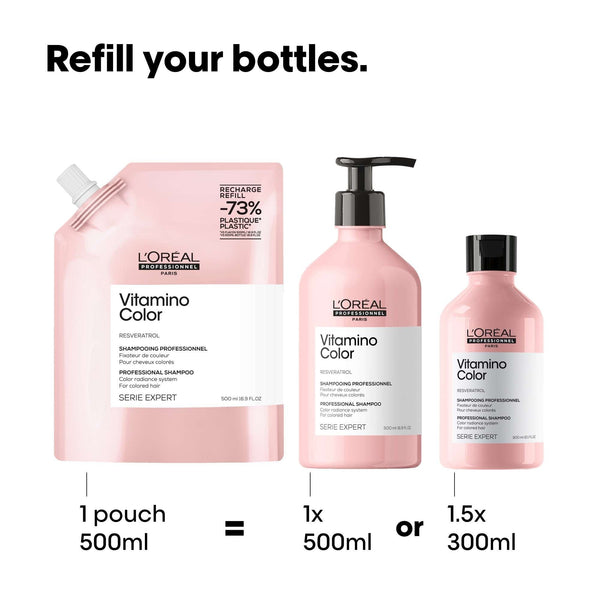 L'Oreal Professionnel Vitamino Color Shampoo 1L Refill