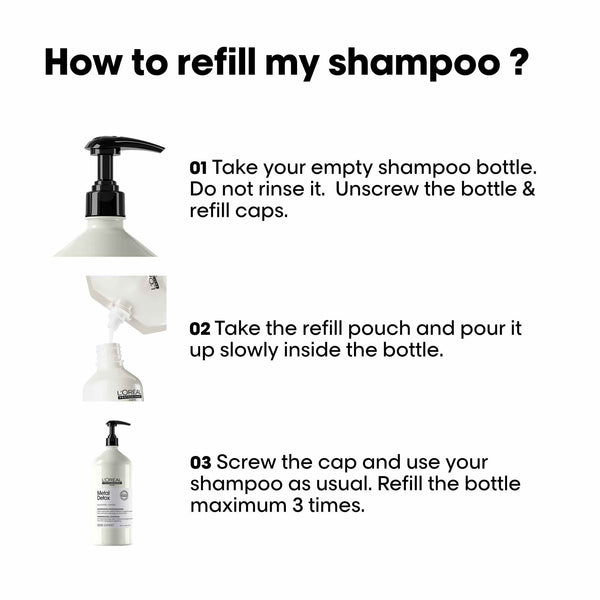 L'Oreal Professionnel Metal Detox Shampoo 1L Refill