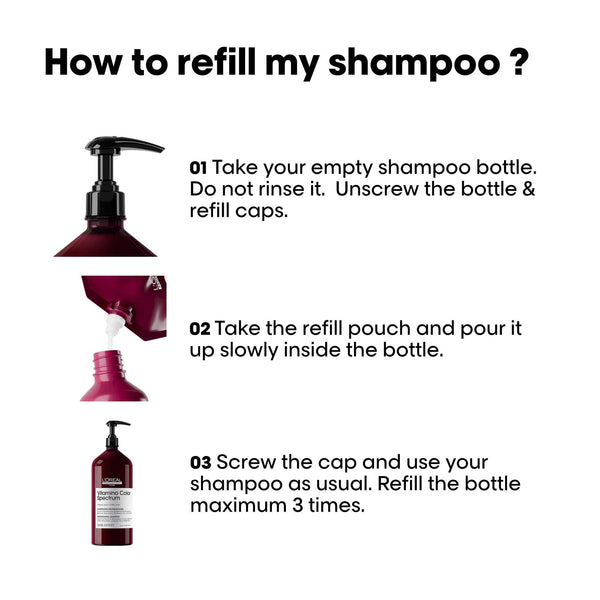 L'Oreal Professionnel Vitamino Color Spectrum Shampoo 1L Refill