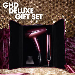 ghd Deluxe Helios Hair Dryer And Chronos Straightener Gift Set In Cherry Chic