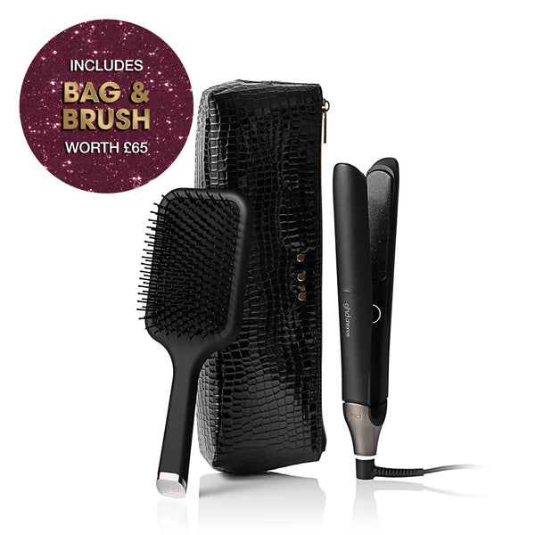 ghd Chronos Hair Straightener Gift Set In Black