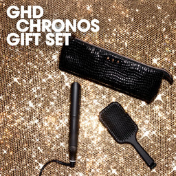 ghd Chronos Hair Straightener Gift Set In Black