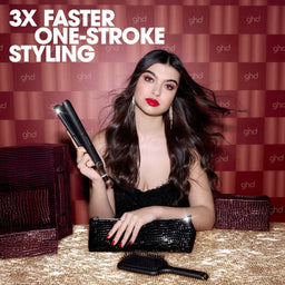 ghd Chronos Hair Straightener Gift Set In Black