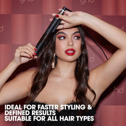 ghd Chronos Hair Straightener Gift Set In Black