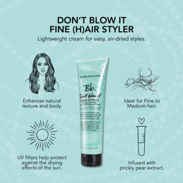 Bumble and Bumble Don't Blow It Fiine Air Dry Cream 150ml