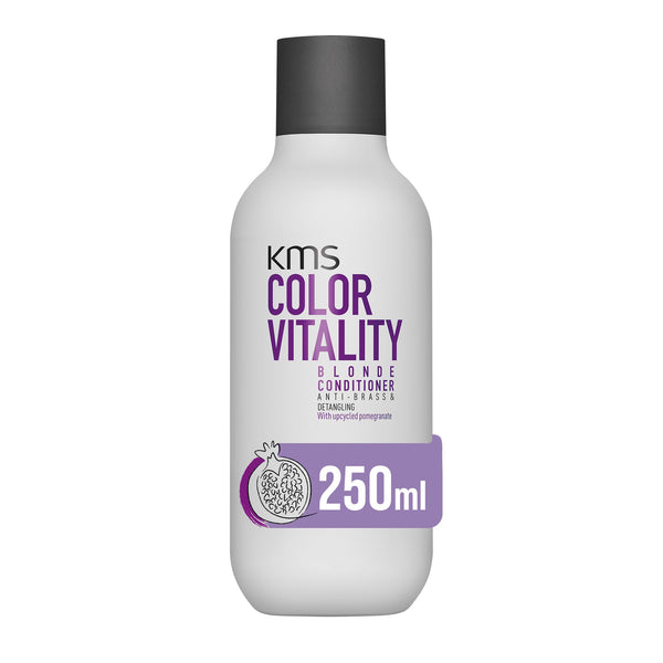 KMS Color Vitality Blonde Conditioner bottle on a white background
