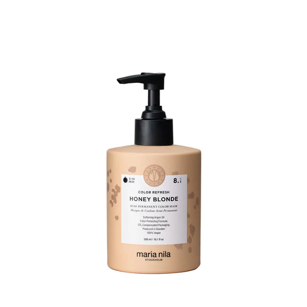 Maria Nila hair color bottle on a white background