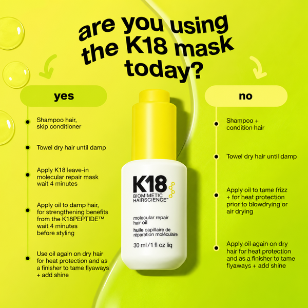 K18 Molecular Repair Hair Oil 10ml