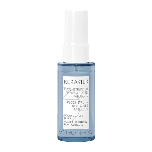 Kerasilk hair care product bottle on a white background