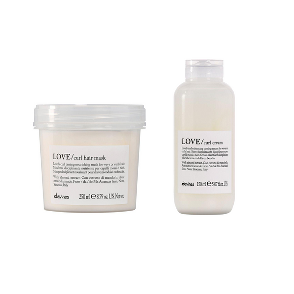 Davines LOVE Curl Hair Mask & Cream Duo (Worth £56)