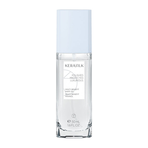 Kerasilk hair product bottle on a white background