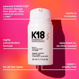 K18 Leave-in Molecular Repair Hair Mask 5ml