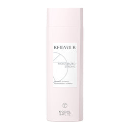 Kerasilk shampoo bottle on a white background