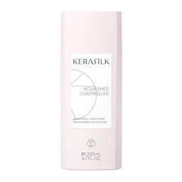 Kerasilk conditioner bottle on a white background