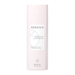 Kerasilk shampoo bottle on a white background