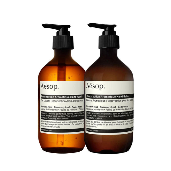 Aesop Resurrection Hand Cleanser and Balm Duo 