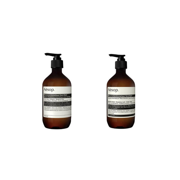 Aesop Resurrection & Reverence Aromatique Hand Balm 500ml Duo