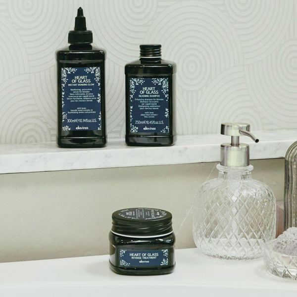  Davines Heart Of Glass Ultimate Blonde Haircare Trio 