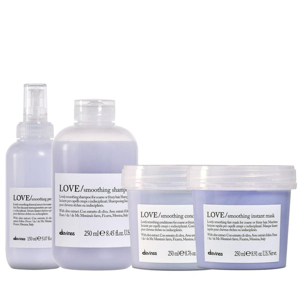  Davines LOVE Smoothing Anti Frizz Smooth Finish Set 