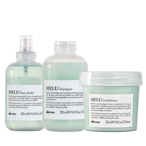  Davines MELU Ultimate Anti Breakage Repair and Protect Trio 