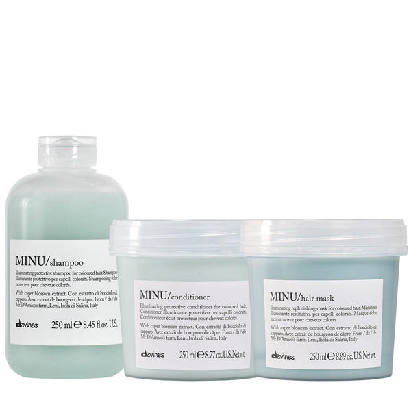  Davines MINU Ultimate Colour Protect Trio 