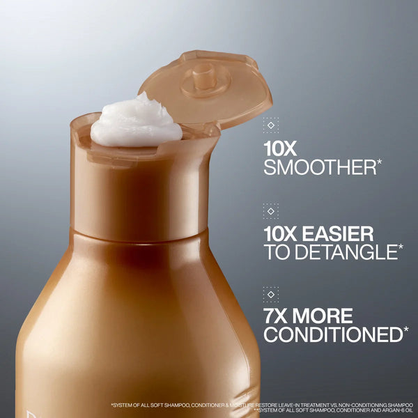Redken All Soft Conditioner for Dry Hair, with Argan Oil for Softness and Shine 300ml