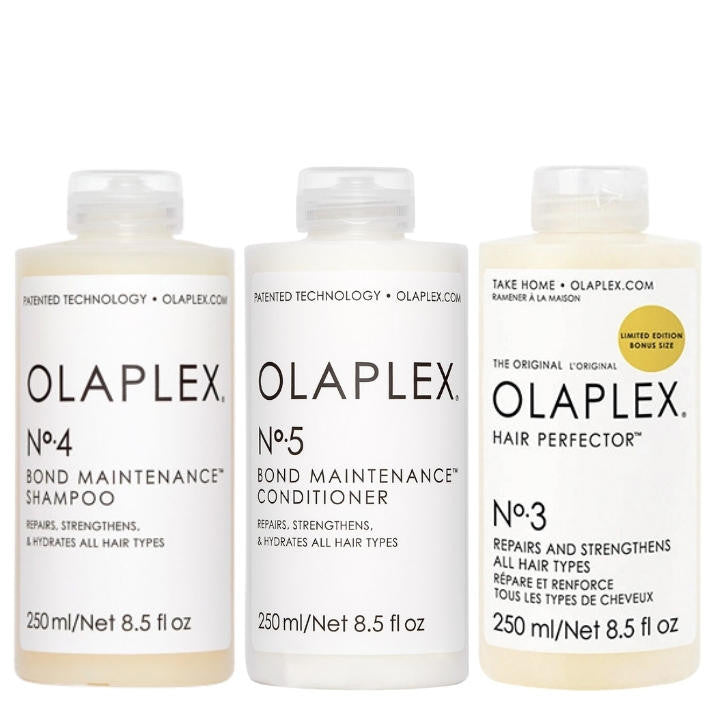 Olaplex No.3, 4 & 5 Damage Repair Trio | Luxurious Look