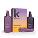 Kevin Murphy hair care products including bottles and a box on a white background